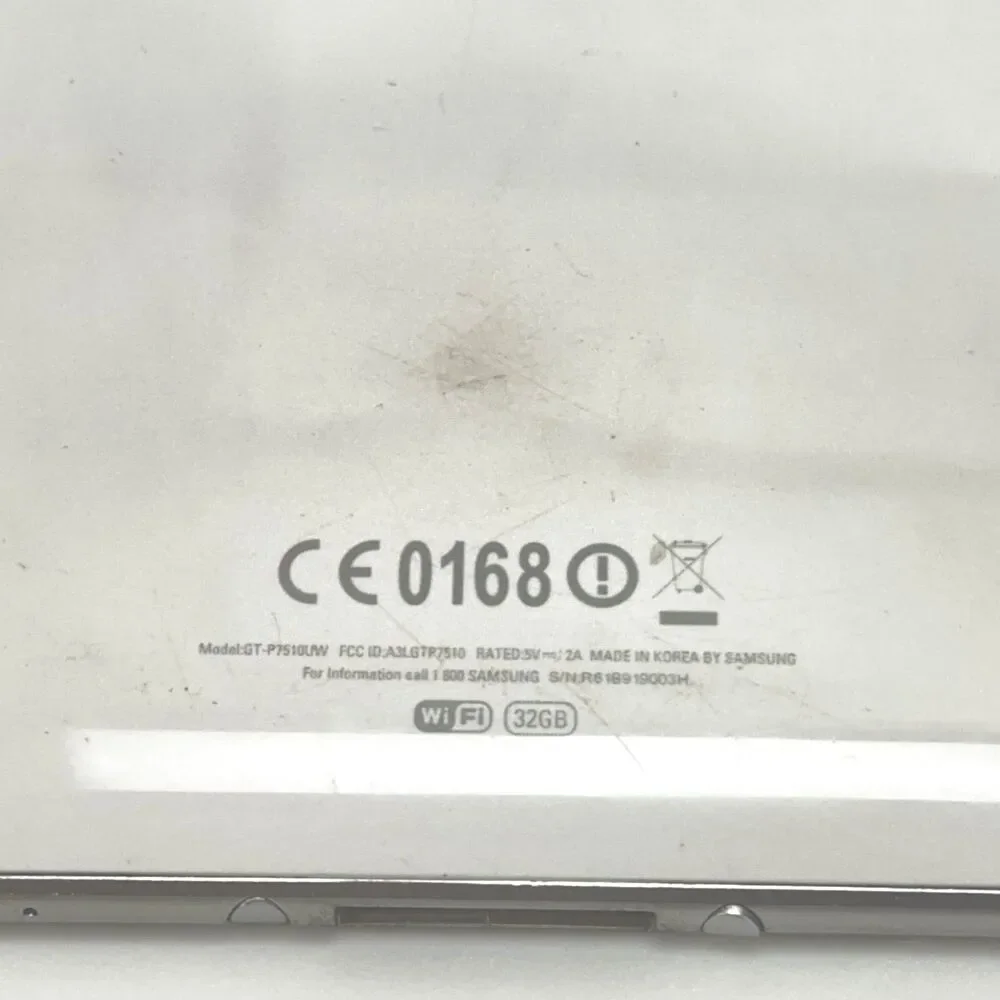 Samsung Galaxy Tab GT-P7510UW 32GB Wi-Fi 10.1in - White Tablet UNTESTED / PARTS